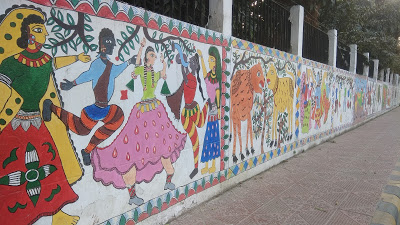 Mithila_Painting_on Street Wall