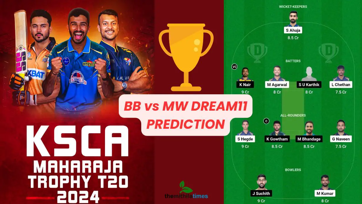 BB vs MW Dream11 Prediction in Hindi