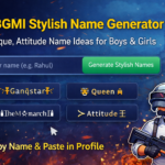 #1 BGMI Name Generator – ✿Gᴀᴍᴇʀ࿐, ༒♛𝗥𝗼𝗰𝗸𝗲𝗿𝗩𝗜𝗣♕༒